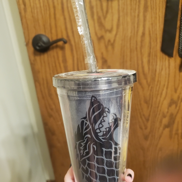 Spencer's Other - Spencer's Black and Clear Dragon Tumbler